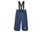 Blauwe overall met bretels voor kinderen.