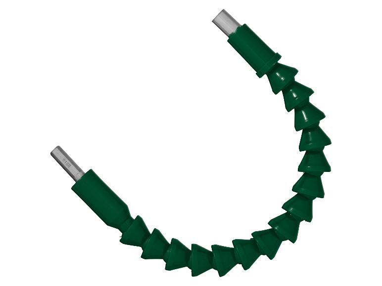 Donkergroene flexibele bits voor roterende gereedschappen.