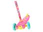 Roze kinderstep met Paw Patrol-personages en regenboogontwerp.