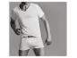T-shirt blanc col en V et boxers homme avec la marque 'MEXX' sur la ceinture