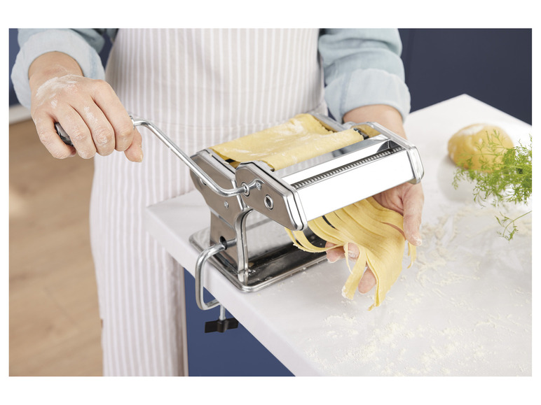 Ga naar volledige schermweergave: ERNESTO® Handmatige pastamachine, 3 walsen, roestvrij staal - afbeelding 2