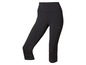 Zwarte capri-legging met reflecterende details van het merk Under Armour.