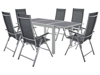 LIVARNO home Set de meubles de jardin en aluminium »Houston«, 7 pièces