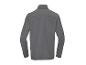 Pull gris pour homme avec fermeture éclair, vue arrière.