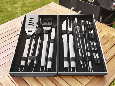 GRILLMEISTER Barbecuebestek, 18-delig