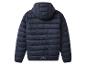 Berghaus donkerblauwe pufferjas met capuchon.