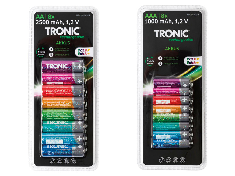 Ga naar volledige schermweergave: TRONIC® Oplaadbare batterijen - afbeelding 1