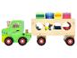 Houten speelgoedtruck met Peppa Pig-thema en vormsorteerder