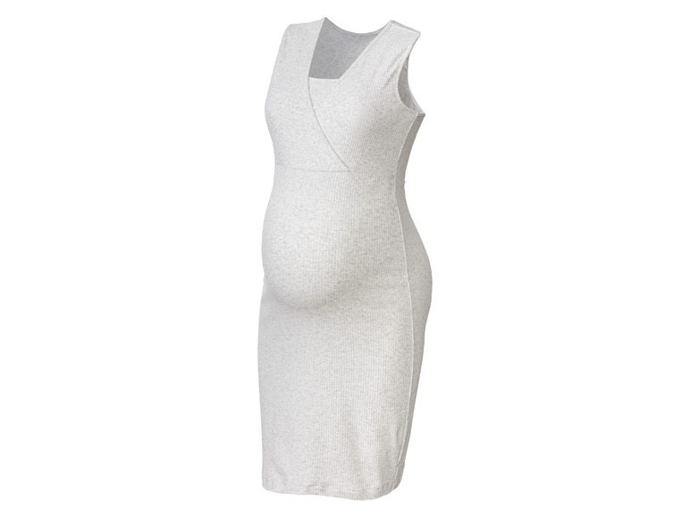 Aller en mode plein écran esmara® Robe de grossesse côtelée en un mélange de coton - Photo 4