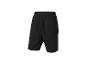 Short de jogging noir avec taille ajustable