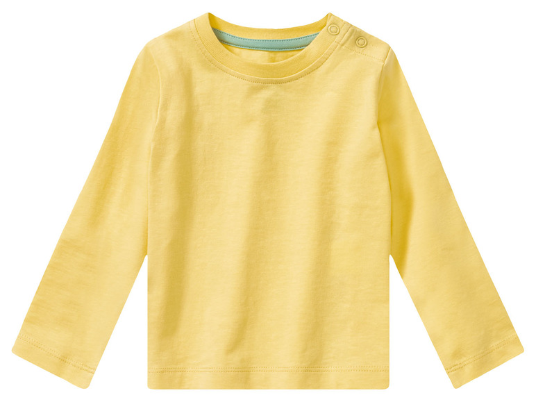 Ga naar volledige schermweergave: lupilu® Set van 3 biokatoenen T-shirts met lange mouwen - afbeelding 3