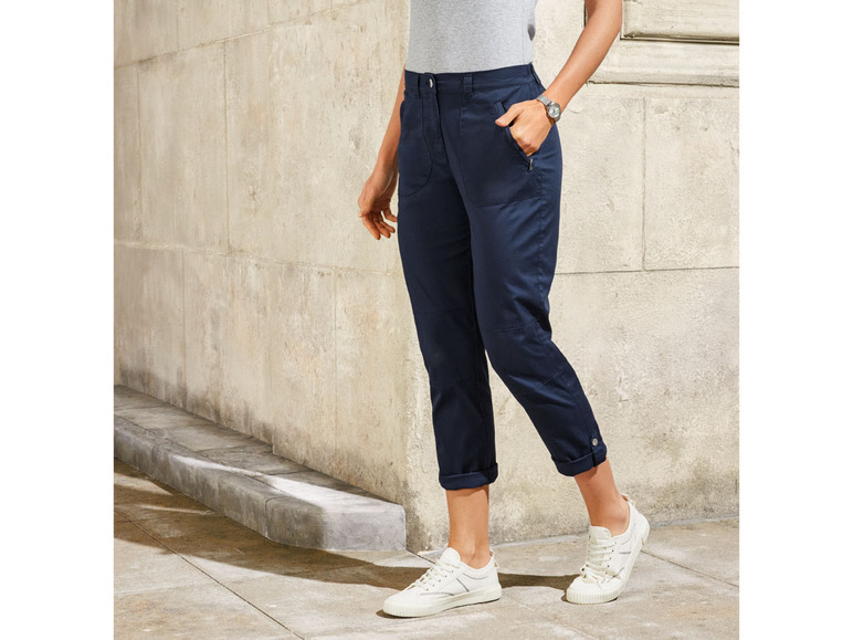 Aller en mode plein écran esmara® Pantalon à revers pour femme, avec taille légèrement plus haute - Photo 7