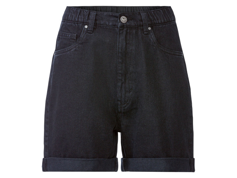 Aller en mode plein écran esmara® Short en jean en pur coton avec taille élastique - Photo 6