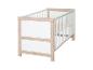 Wit ledikant met houten frame