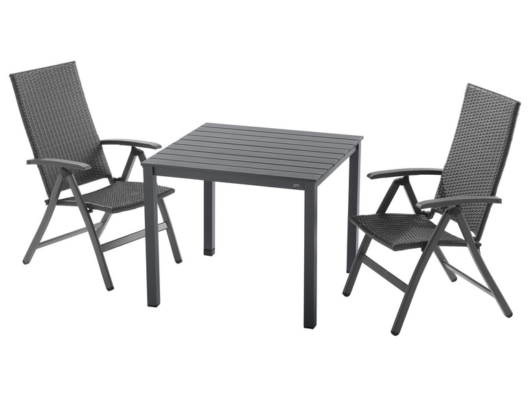Aller en mode plein écran LIVARNO home Set de 2 chaises pliantes en aluminium »Valencia« - Photo 2