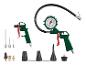 PARKSIDE luchtpistool en drukmeter set met diverse mondstukken.