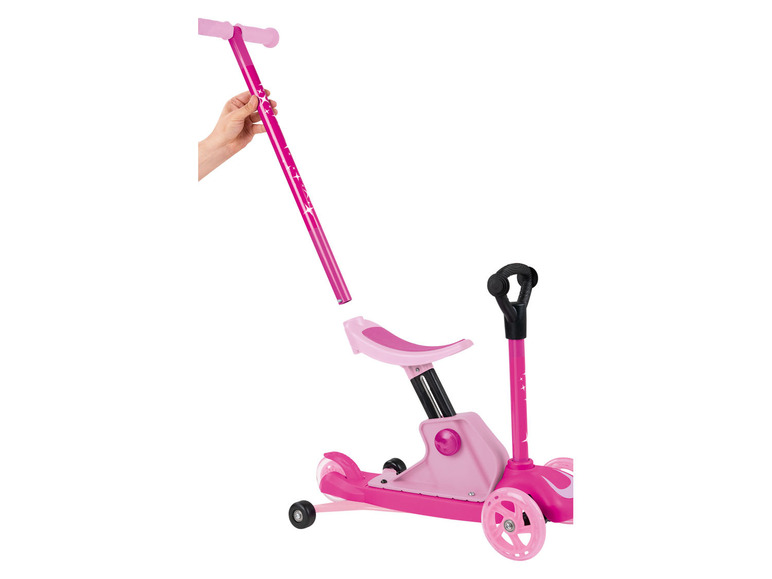 Ga naar volledige schermweergave: Playtive 4-in-1 kinderstep met steunwieltjes - afbeelding 7
