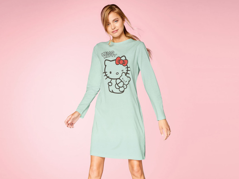 Aller en mode plein écran T-shirt ample pour femme, en jersey simple doux, avec grand imprimé - Photo 6