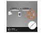 LED-strip kit met voedingsadapter, afstandsbediening en 20m spoel.