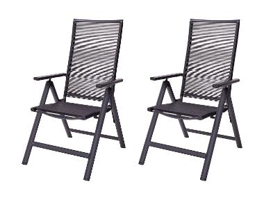 Chaises de jardin pliables en aluminium, 2 pièces LIVARNO home Miami LIVARNO®