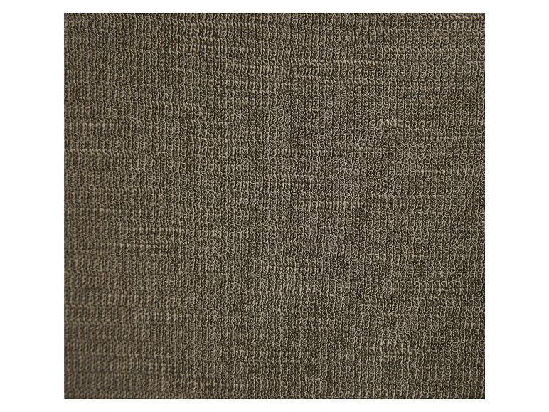Tissu texturé brun foncé, idéal pour ameublement.