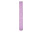 Lampe cylindrique violette avec motif d'étoiles blanches.
