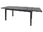 Uitklapbare tuintafel, modern design, antracietkleur.