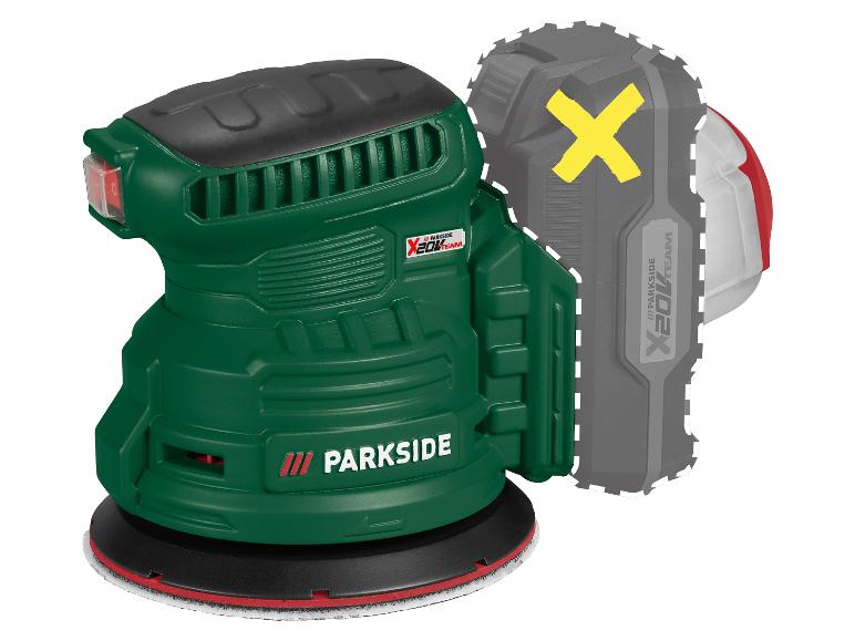 Parkside draadloze vlakschuurmachine met X 20V Team accu