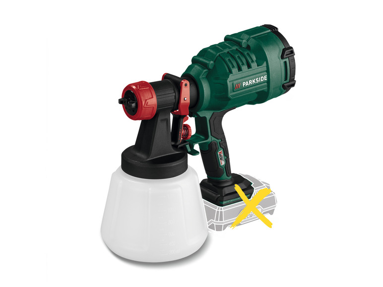 Aller en mode plein écran PARKSIDE® Pistolet à peinture sans fil » PFSA 20-Li «, 20 V - Photo 1
