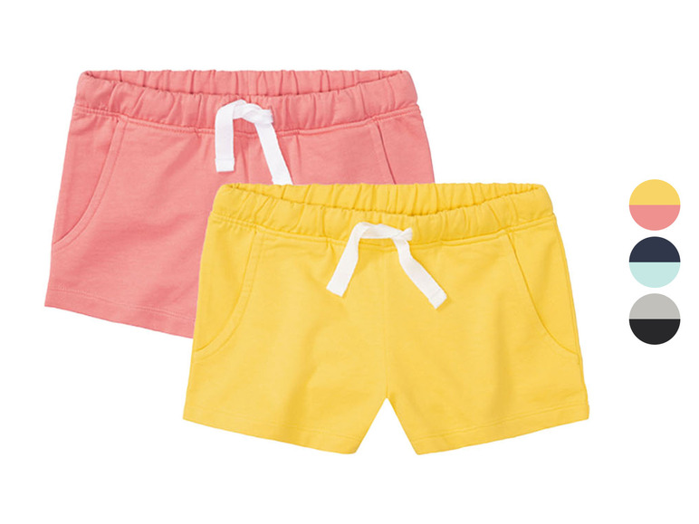 Ga naar volledige schermweergave: pepperts!® Set van 2 sweatshorts van een katoenmix - afbeelding 1