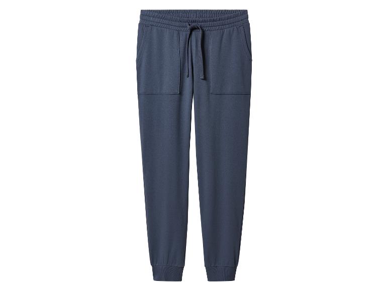 Blauwe joggingbroek met trekkoord en zakken