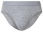 Slip homme gris avec ceinture élastique.