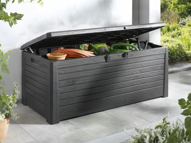 LIVARNO home Banc de rangement, 2 sièges, 550 l