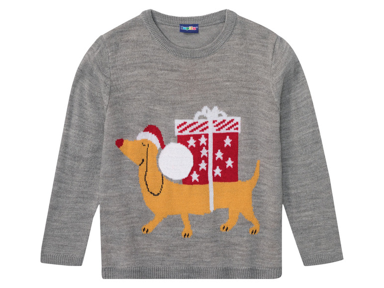 Aller en mode plein écran lupilu® Pull de Noël avec lumières LED ou son - Photo 11