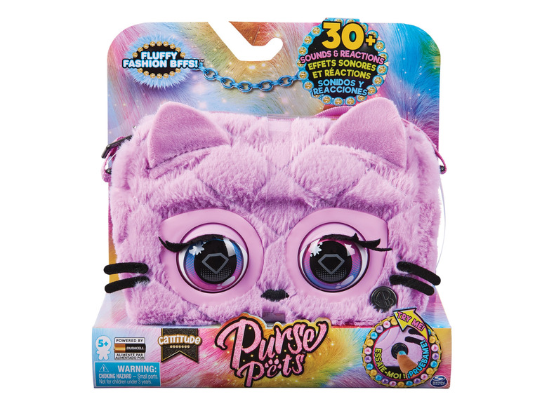 Aller en mode plein écran Spinmaster Sac pour enfants Purse Pets en peluche - Photo 2