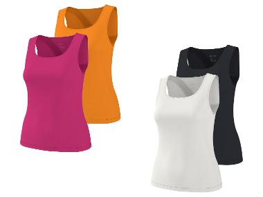 ESMARA® Débardeurs côtelés pour femmes, 2 pièces