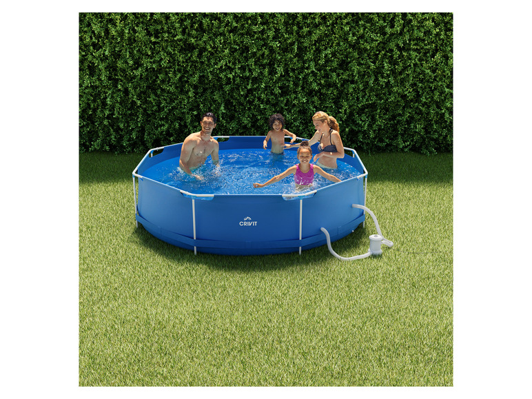 Ga naar volledige schermweergave: CRIVIT Zwembad »Metal Frame Pool«, Ø 300 x 76 cm - afbeelding 2