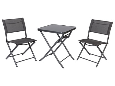LIVARNO home Set de meubles de balcon en aluminium »Houston«, 3 pièces