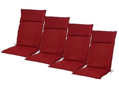 Lot de 4 coussins pour chaise de jardin, 120 x 50 cm LIVARNO home