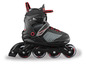 Zwarte inline skates met rode accenten