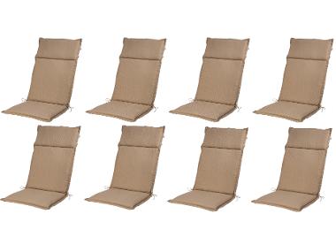 Lot de 8 coussins pour chaise de jardin, 120 x 50 cm LIVARNO home