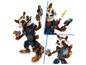 LEGO Marvel Rocket et Groot avec des armes et des accessoires.