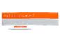 Bandes d'exercice orange et grises avec illustrations d'exercices et informations sur le produit.
