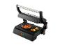 SilverCrest contactgrill met gegrilde biefstuk en courgette.