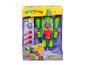 Jouet SuperThings Turbo Warrior Speed, un robot vert et violet dans une boîte ouverte.