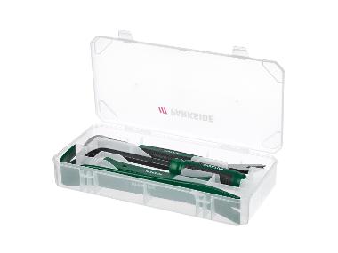 PARKSIDE® Jeu de pieds-de-biche et arrache-clous, assortis en boîte de rangement.