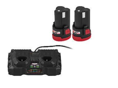 Chargeur double avec batteries 2 Ah 12 V PARKSIDE®