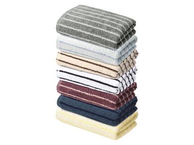 LIVARNO® Serviettes de bain, 2 pièces, 50 x 100 cm