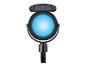Solar tuinlamp met blauw licht, ideaal voor buitenverlichting.