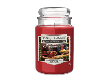 YANKEE CANDLE Bougie parfumée Large Jar Festive Wonderland en verre 538g